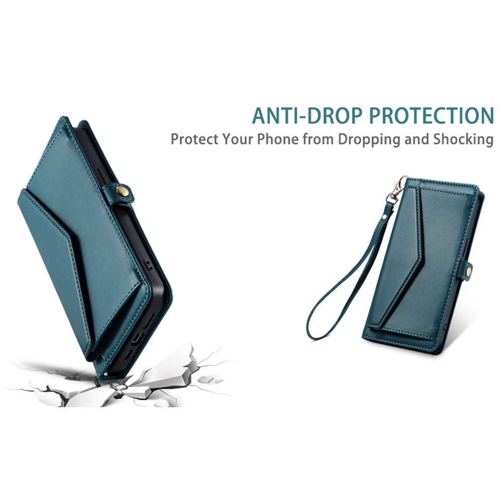 For Xiaomi 14T Leather Case Wallet Stand Phone Cover with Straps