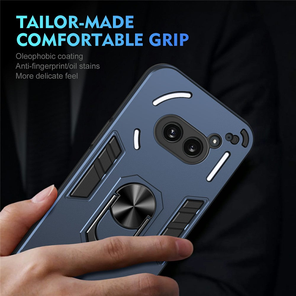 Nothing Phone (2a) Handyhülle – Aus PC + TPU, mit Fallschutz & Ringständer