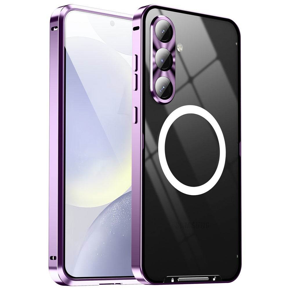 Galaxy S24 FE magnetische Hülle mit Metallkante & Kameraschutz