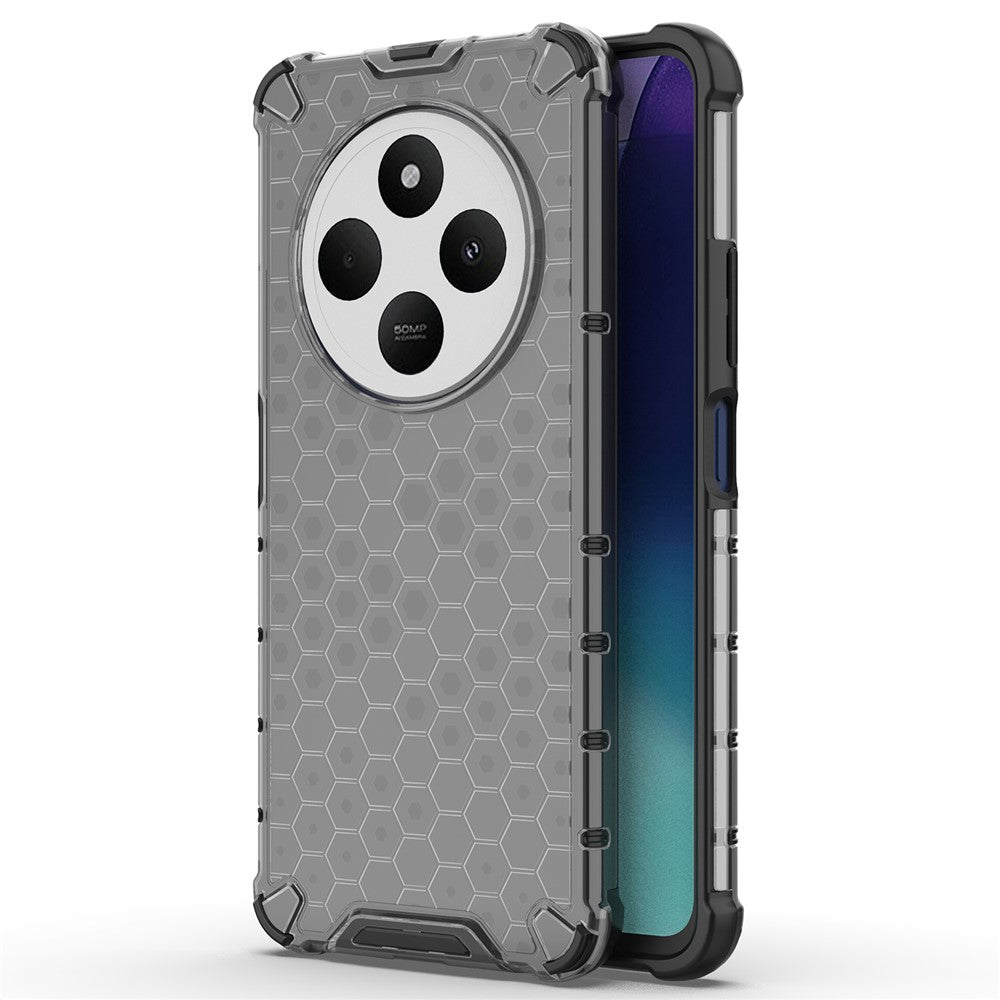 For Xiaomi Poco C75 4G / Redmi 14R 5G / 14C 4G Case PC+TPU Phone Cover Honeycomb Shape