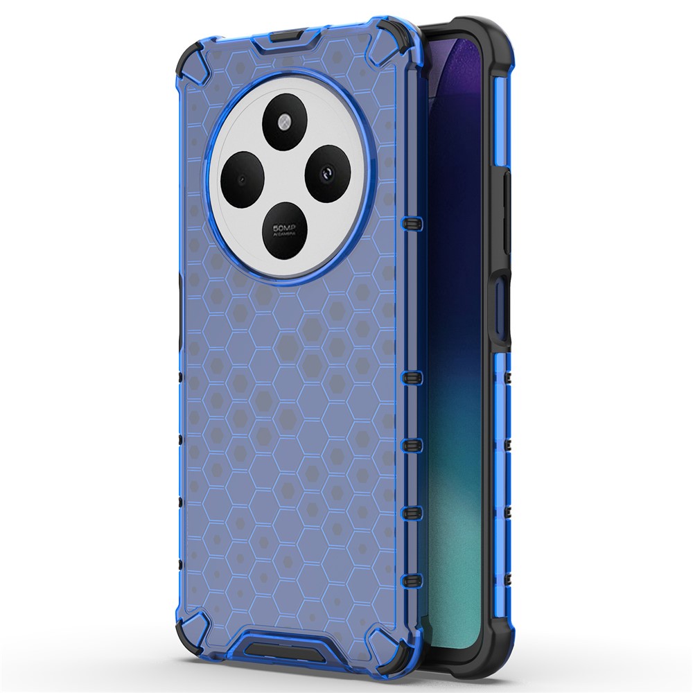 For Xiaomi Poco C75 4G / Redmi 14R 5G / 14C 4G Case PC+TPU Phone Cover Honeycomb Shape