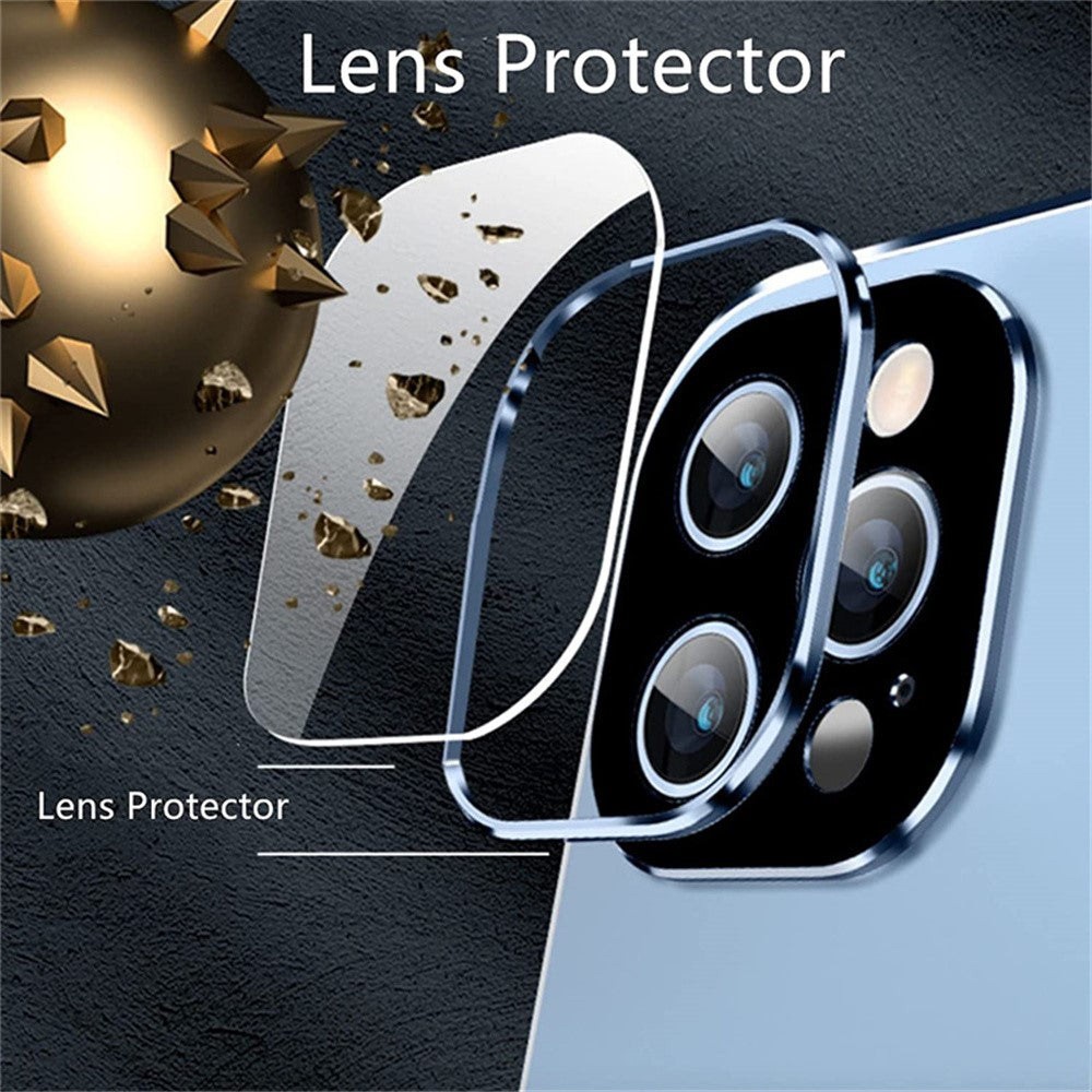 iPhone 16 Anti-Spy Magnet-Hülle mit Metallrahmen