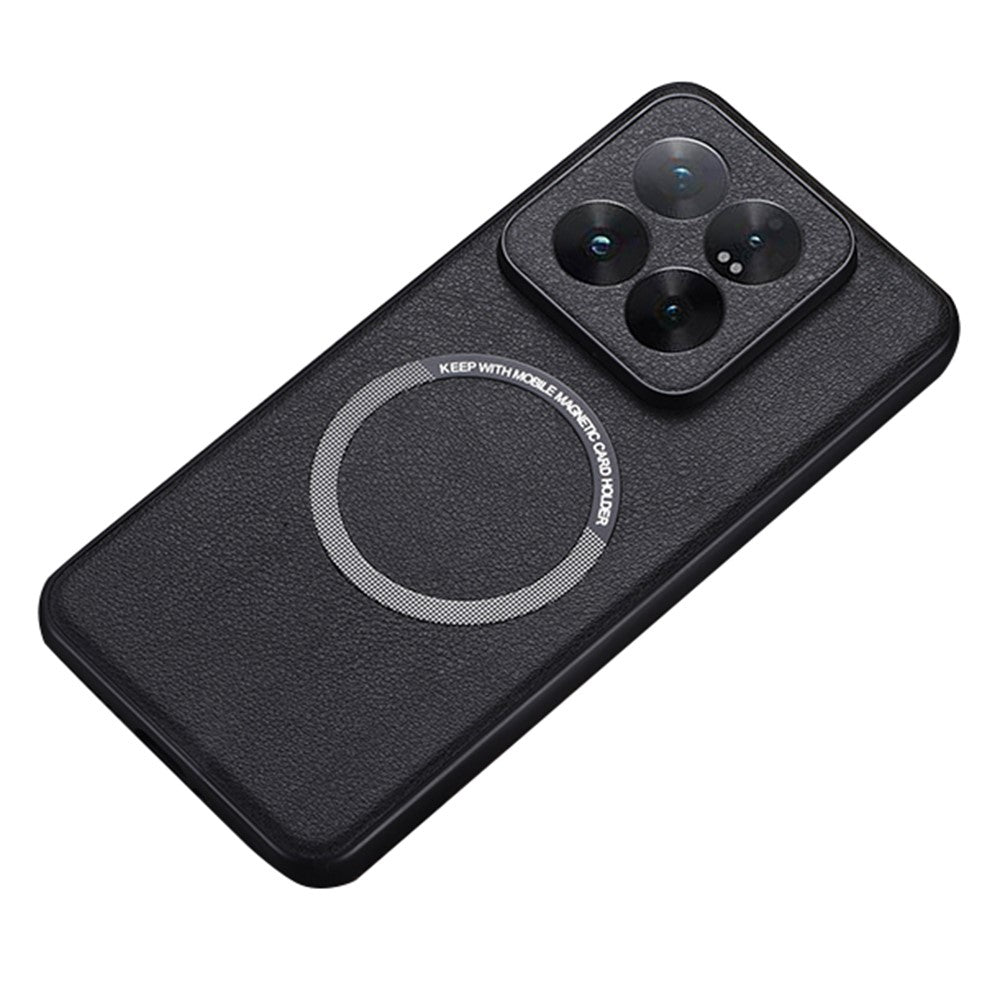 For Xiaomi 14T Pro Magnetic Case Anti-Drop PU Leather+TPU Cover