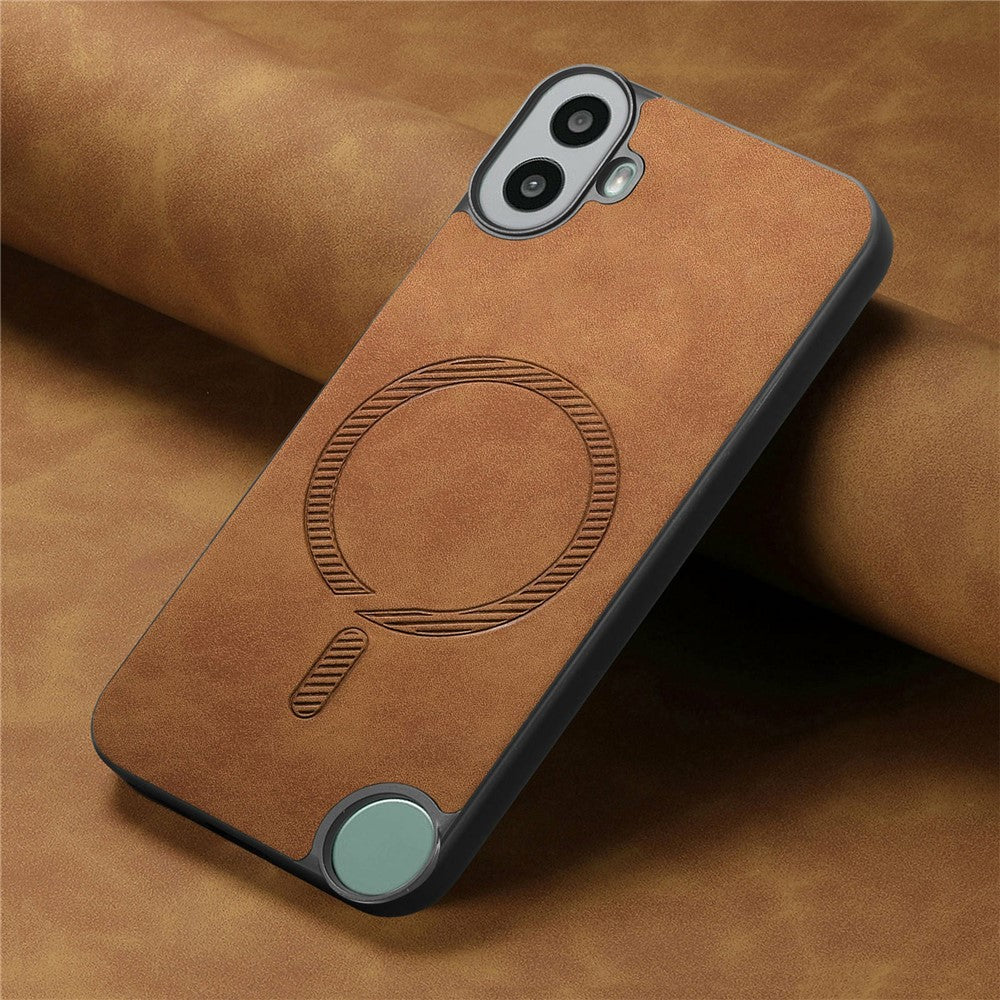 Nothing CMF Phone 1 Magnetische Handyhülle – Leder-Rückseite, hautfreundlich
