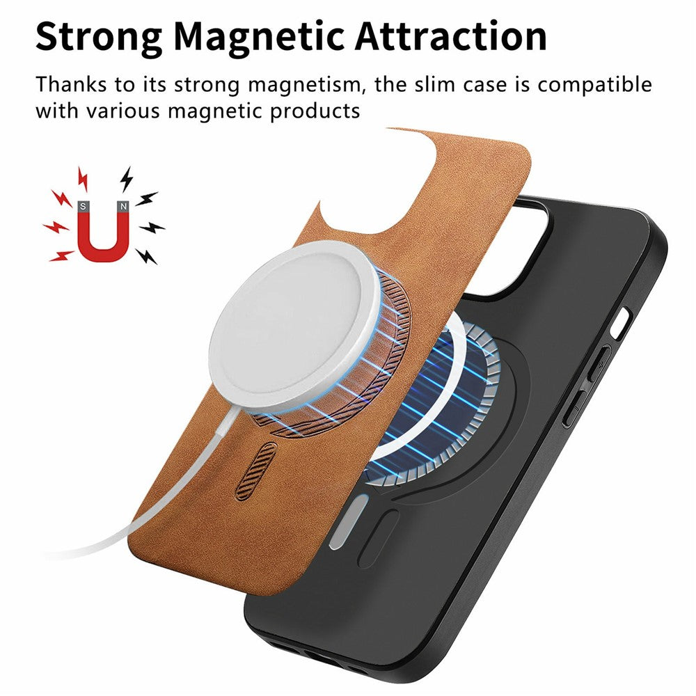 Nothing CMF Phone 1 Magnetische Handyhülle – Leder-Rückseite, hautfreundlich