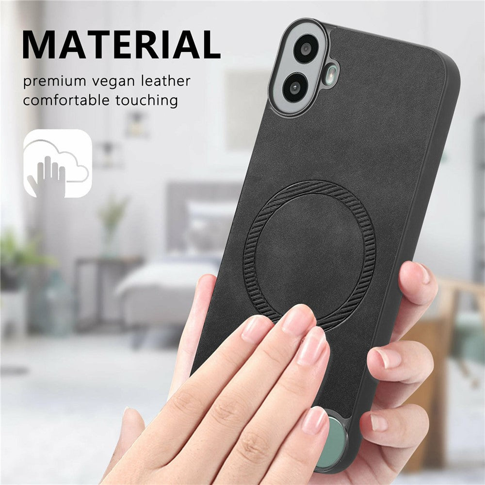 Nothing CMF Phone 1 Magnetische Handyhülle – Leder-Rückseite, hautfreundlich