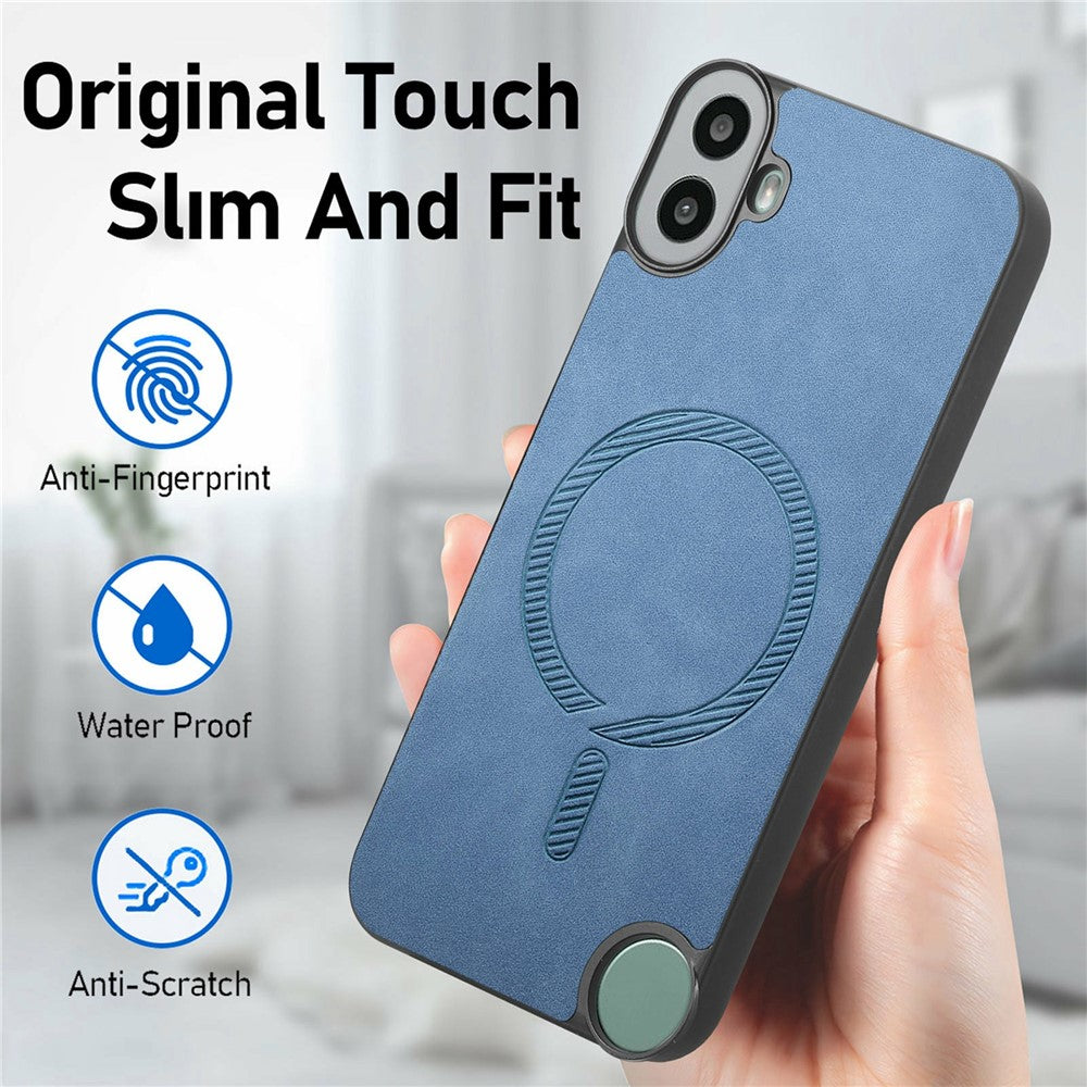 Nothing CMF Phone 1 Magnetische Handyhülle – Leder-Rückseite, hautfreundlich