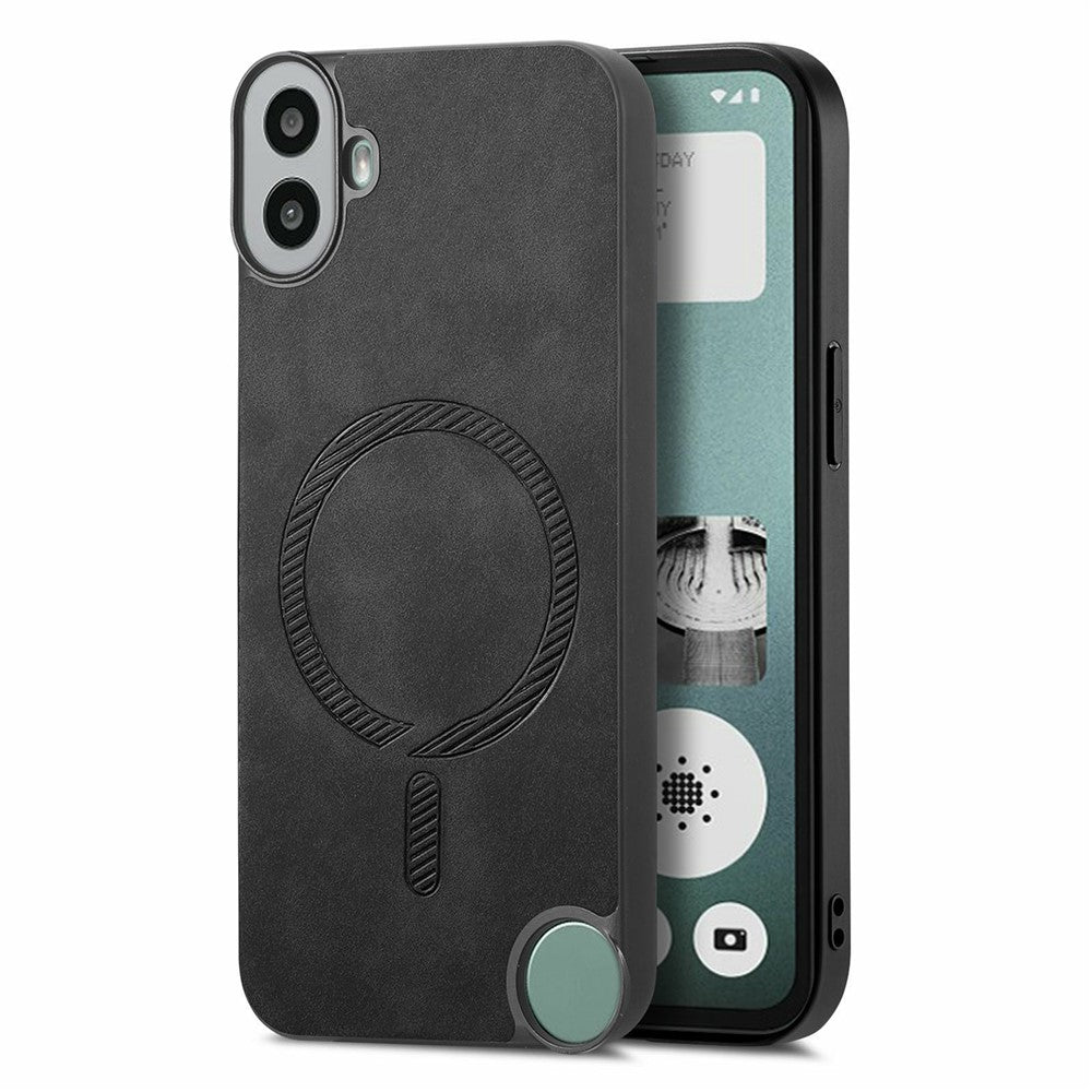 Nothing CMF Phone 1 Magnetische Handyhülle – Leder-Rückseite, hautfreundlich