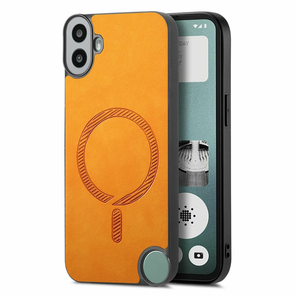 Nothing CMF Phone 1 Magnetische Handyhülle – Leder-Rückseite, hautfreundlich