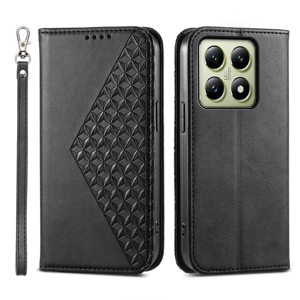 For Xiaomi 14T Case Calf Texture PU Leather Phone Cover with Wallet