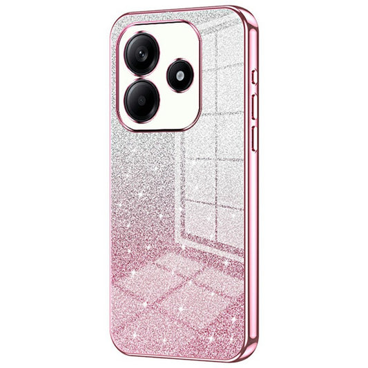 Xiaomi Redmi Note 14 5G Handyhülle – aus galvanisiertem, glitzerndem TPU mit Farbverlauf