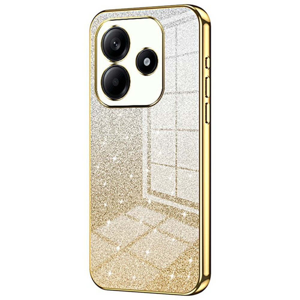 For Xiaomi Redmi Note 14 5G Case Electroplating Gradient Glitter TPU Phone Cover