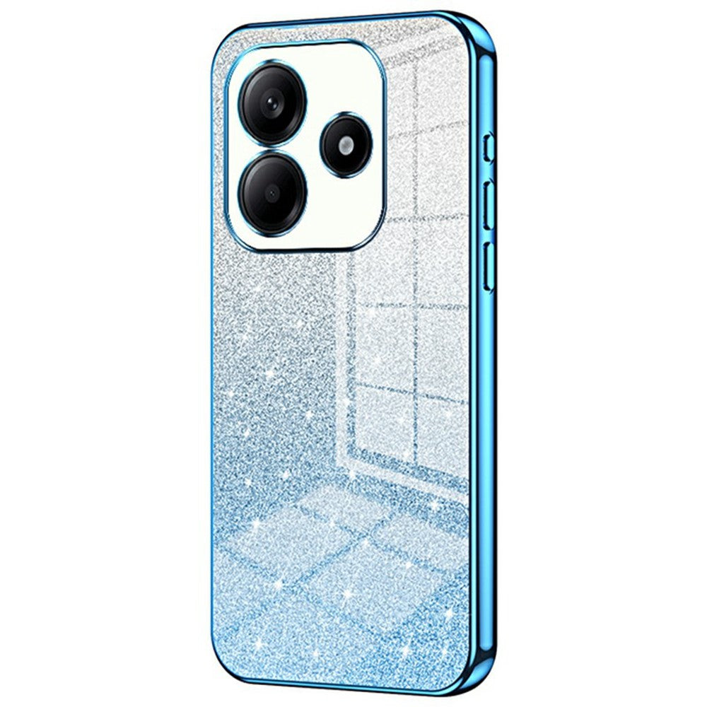 For Xiaomi Redmi Note 14 5G Case Electroplating Gradient Glitter TPU Phone Cover