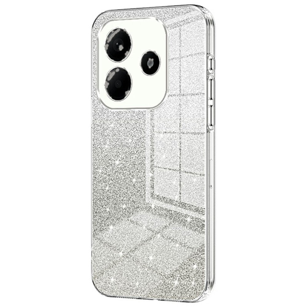 For Xiaomi Redmi Note 14 5G Case Electroplating Gradient Glitter TPU Phone Cover