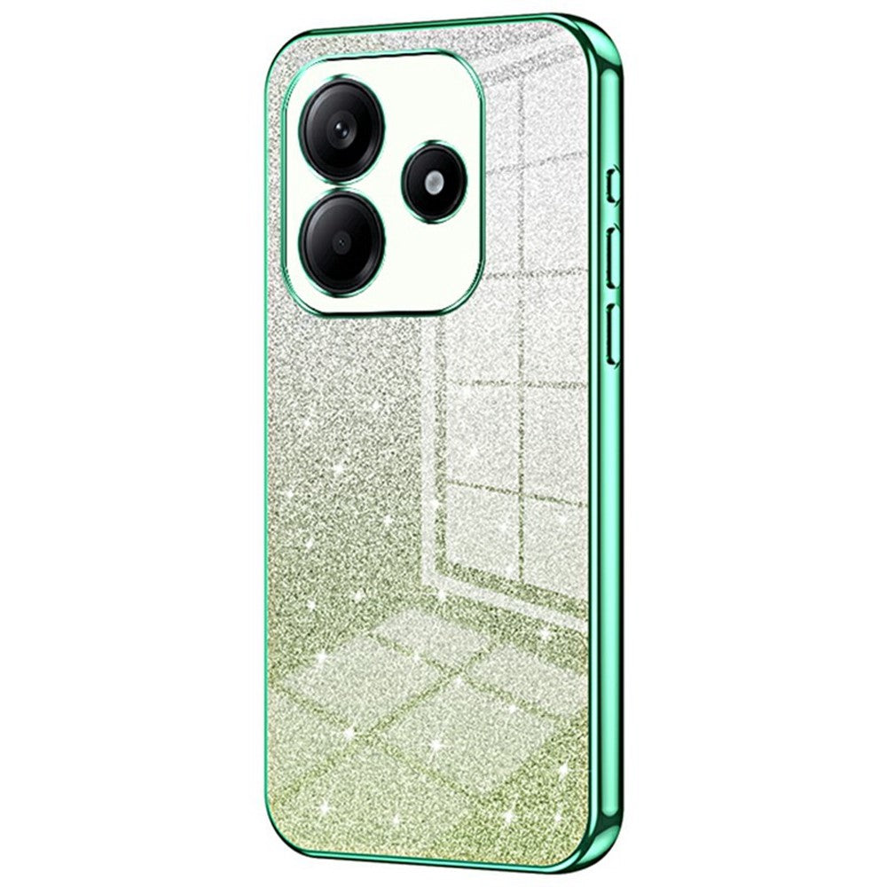 For Xiaomi Redmi Note 14 5G Case Electroplating Gradient Glitter TPU Phone Cover