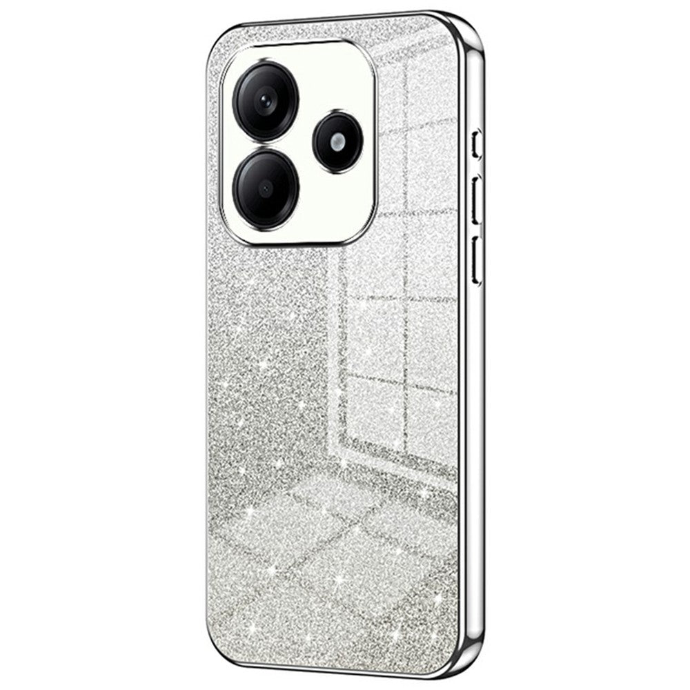 For Xiaomi Redmi Note 14 5G Case Electroplating Gradient Glitter TPU Phone Cover