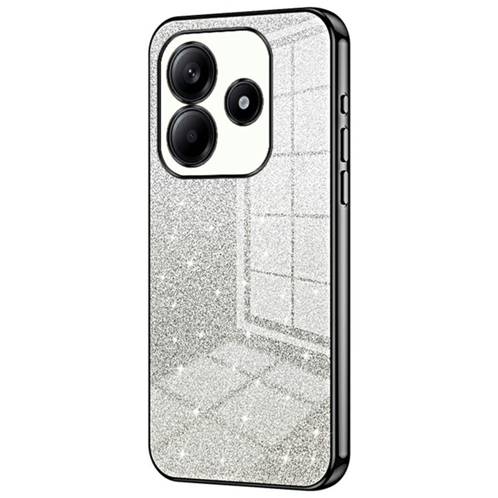 For Xiaomi Redmi Note 14 5G Case Electroplating Gradient Glitter TPU Phone Cover
