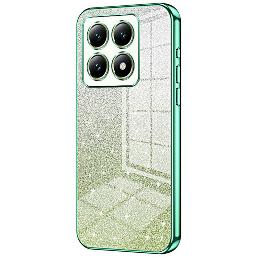 For Xiaomi 14T Case Electroplating Gradient Glitter TPU Phone Cover