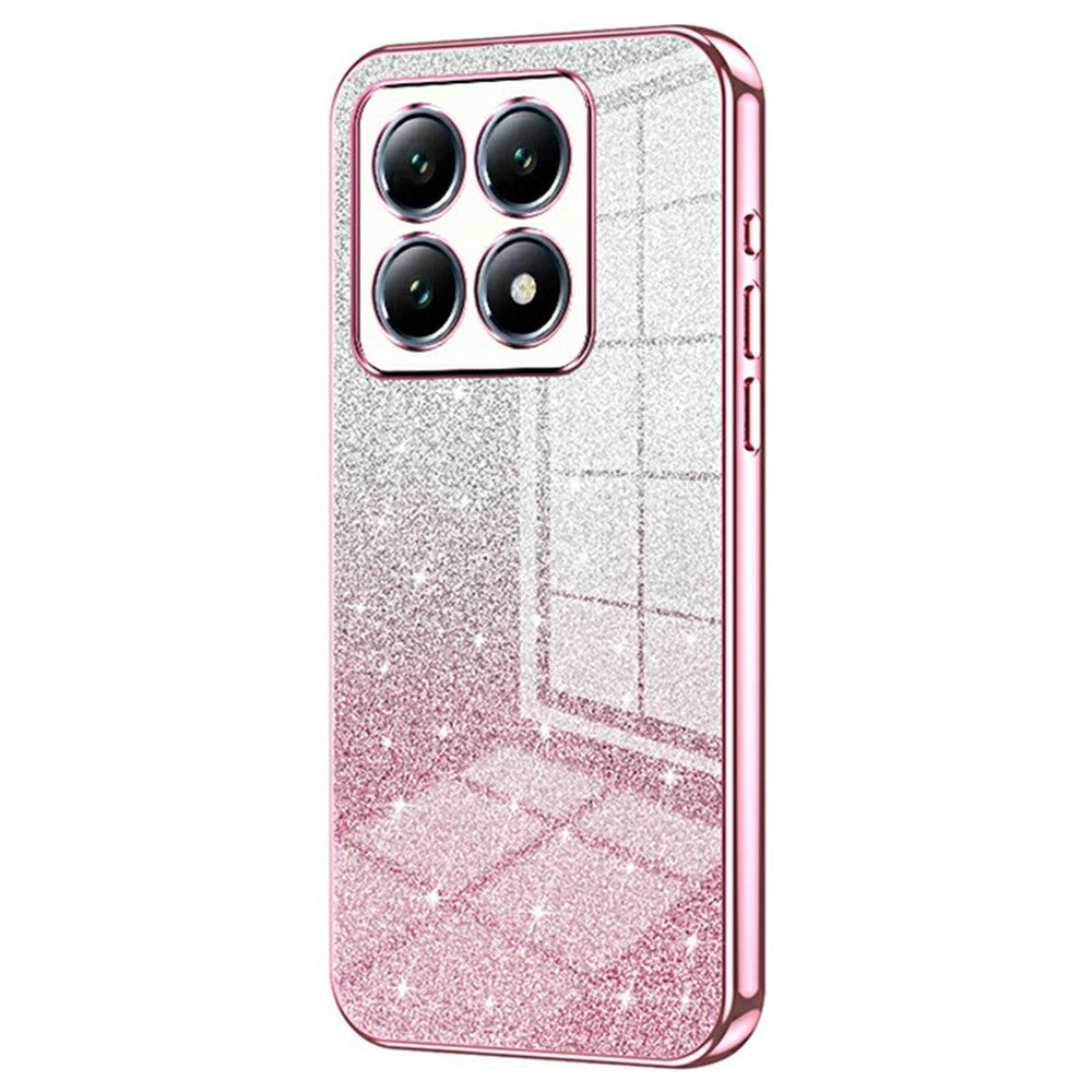 For Xiaomi 14T Pro Case Electroplating Gradient Glitter TPU Phone Cover