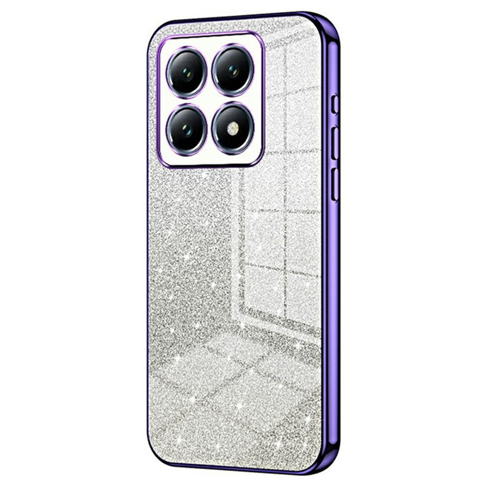 For Xiaomi 14T Pro Case Electroplating Gradient Glitter TPU Phone Cover