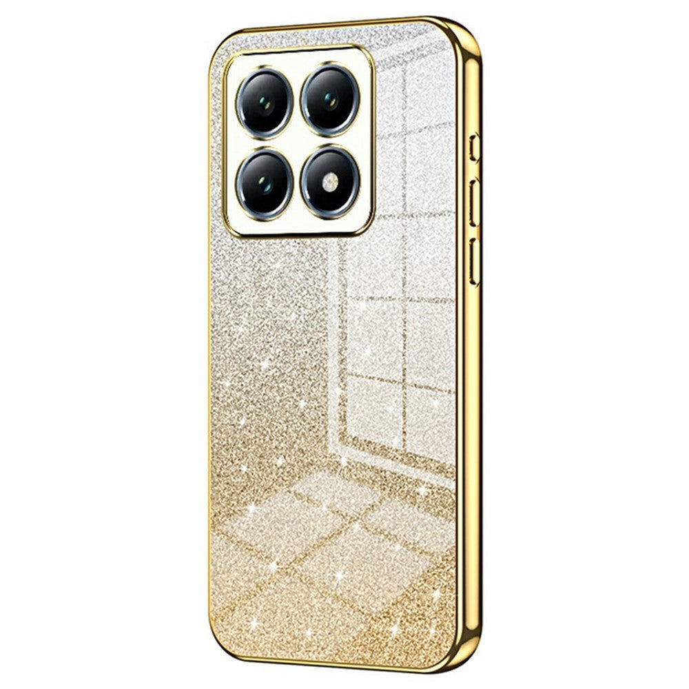 For Xiaomi 14T Pro Case Electroplating Gradient Glitter TPU Phone Cover