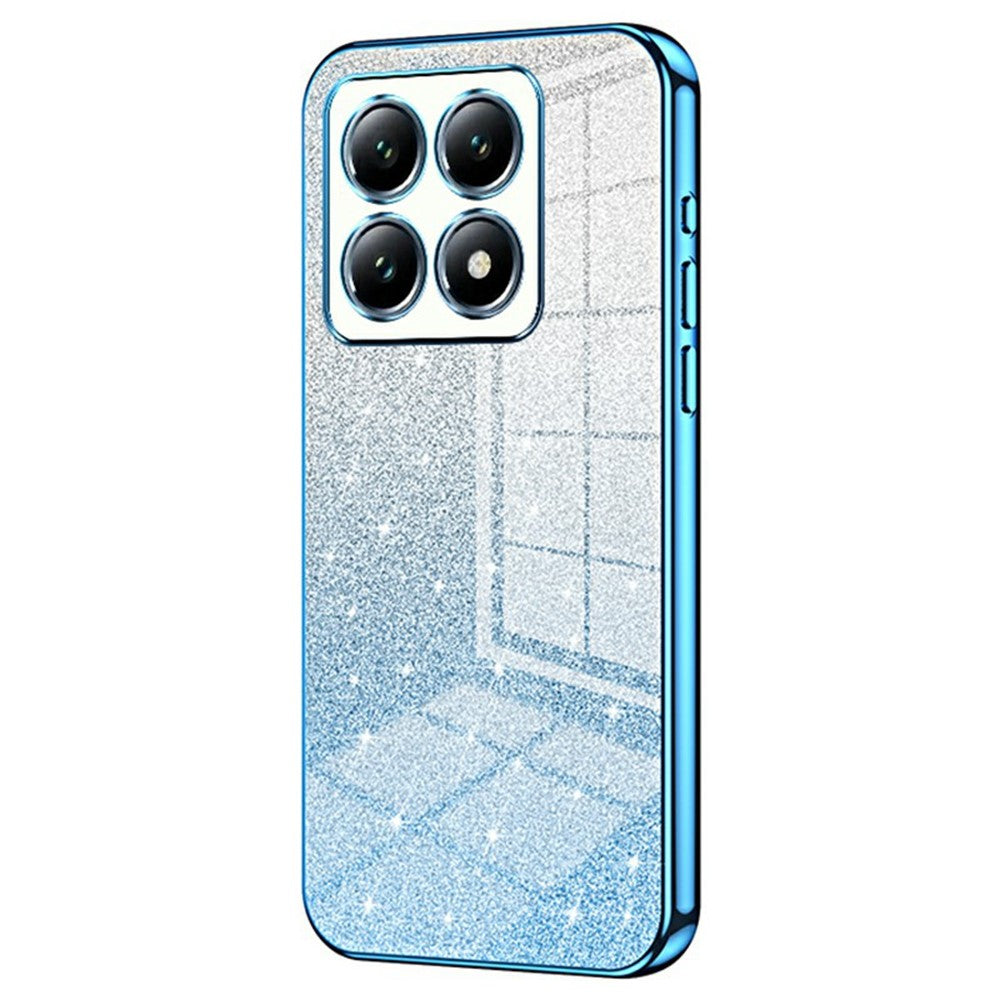 For Xiaomi 14T Pro Case Electroplating Gradient Glitter TPU Phone Cover