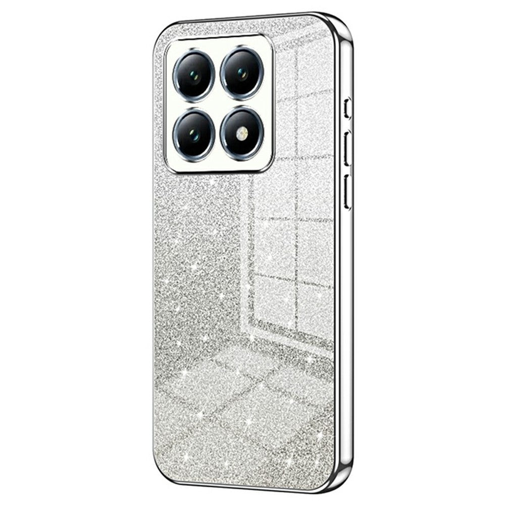 For Xiaomi 14T Pro Case Electroplating Gradient Glitter TPU Phone Cover