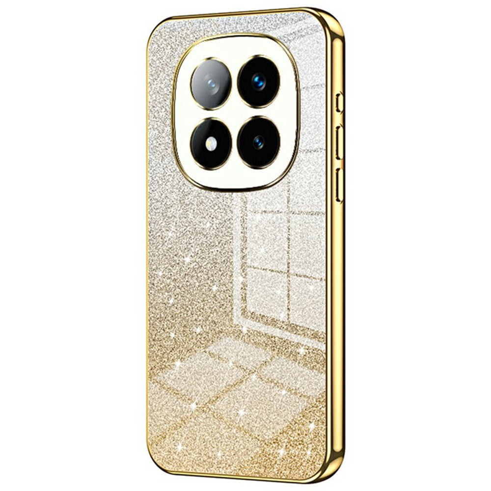 For Xiaomi Redmi Note 14 Pro+ 5G Case Electroplating Gradient Glitter TPU Phone Cover