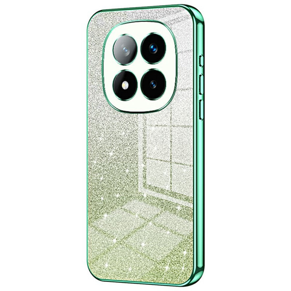 For Xiaomi Redmi Note 14 Pro+ 5G Case Electroplating Gradient Glitter TPU Phone Cover