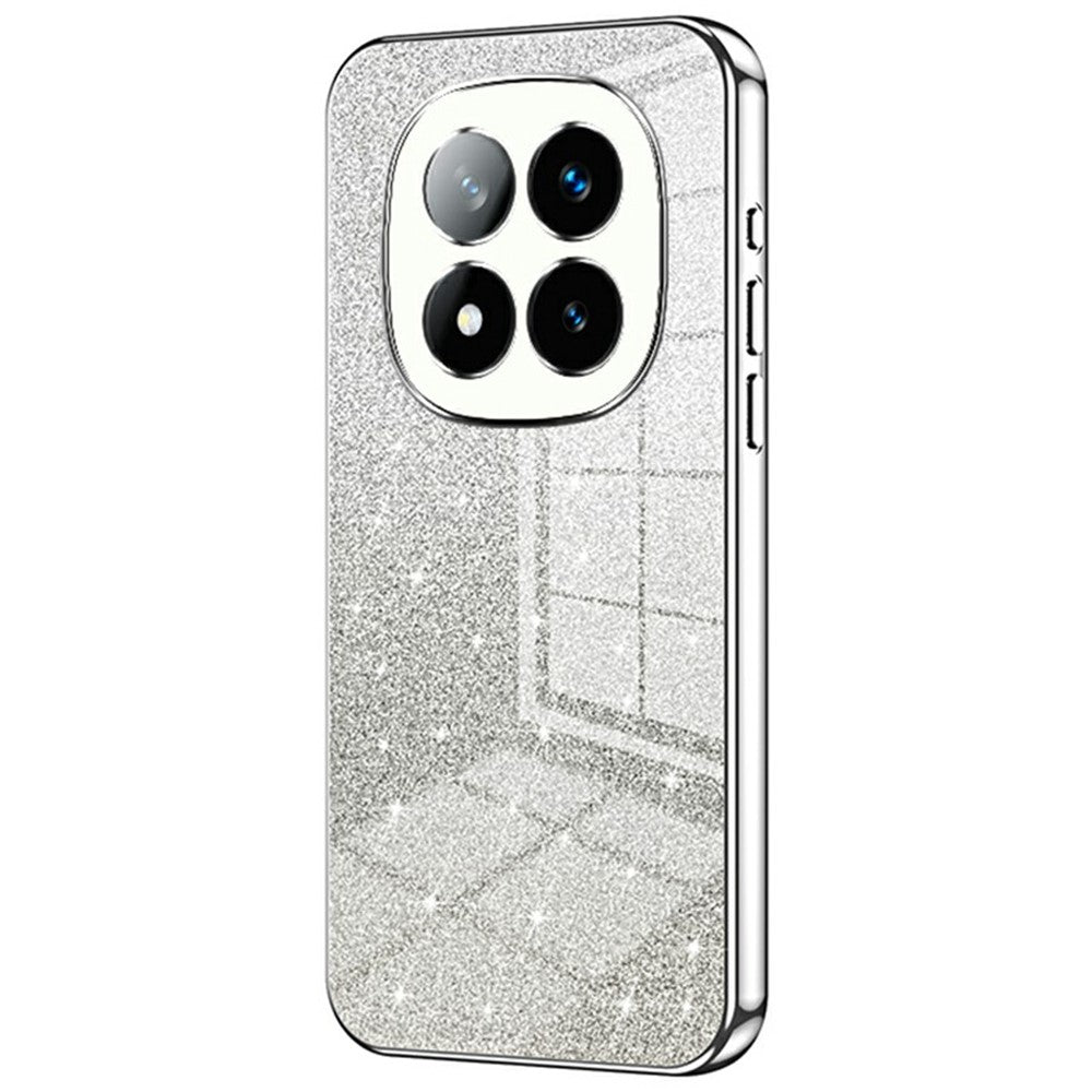 For Xiaomi Redmi Note 14 Pro+ 5G Case Electroplating Gradient Glitter TPU Phone Cover
