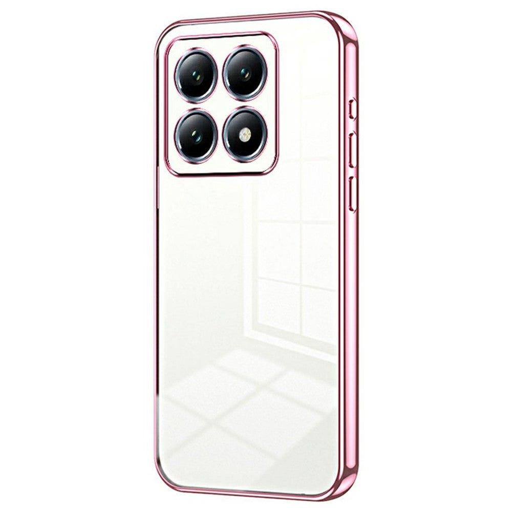 For Xiaomi 14T Pro Case Electroplating Frame Soft TPU Phone Cover