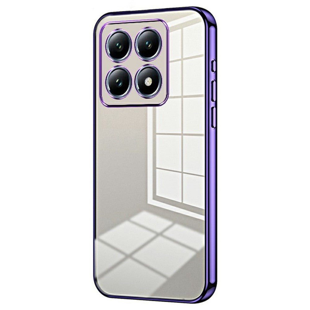 For Xiaomi 14T Pro Case Electroplating Frame Soft TPU Phone Cover