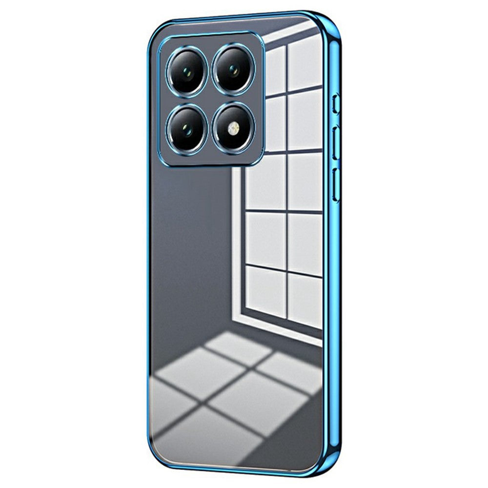 For Xiaomi 14T Pro Case Electroplating Frame Soft TPU Phone Cover