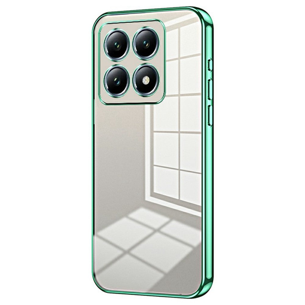 For Xiaomi 14T Pro Case Electroplating Frame Soft TPU Phone Cover