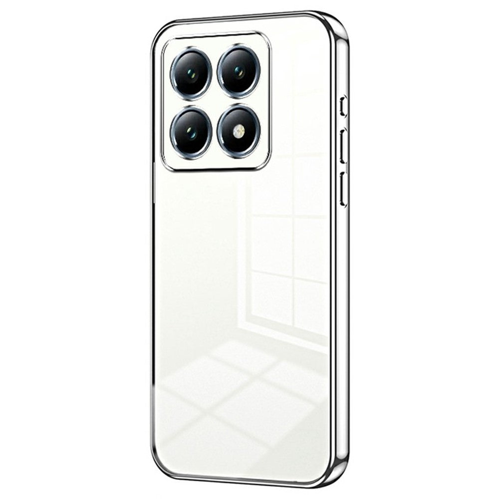 For Xiaomi 14T Pro Case Electroplating Frame Soft TPU Phone Cover