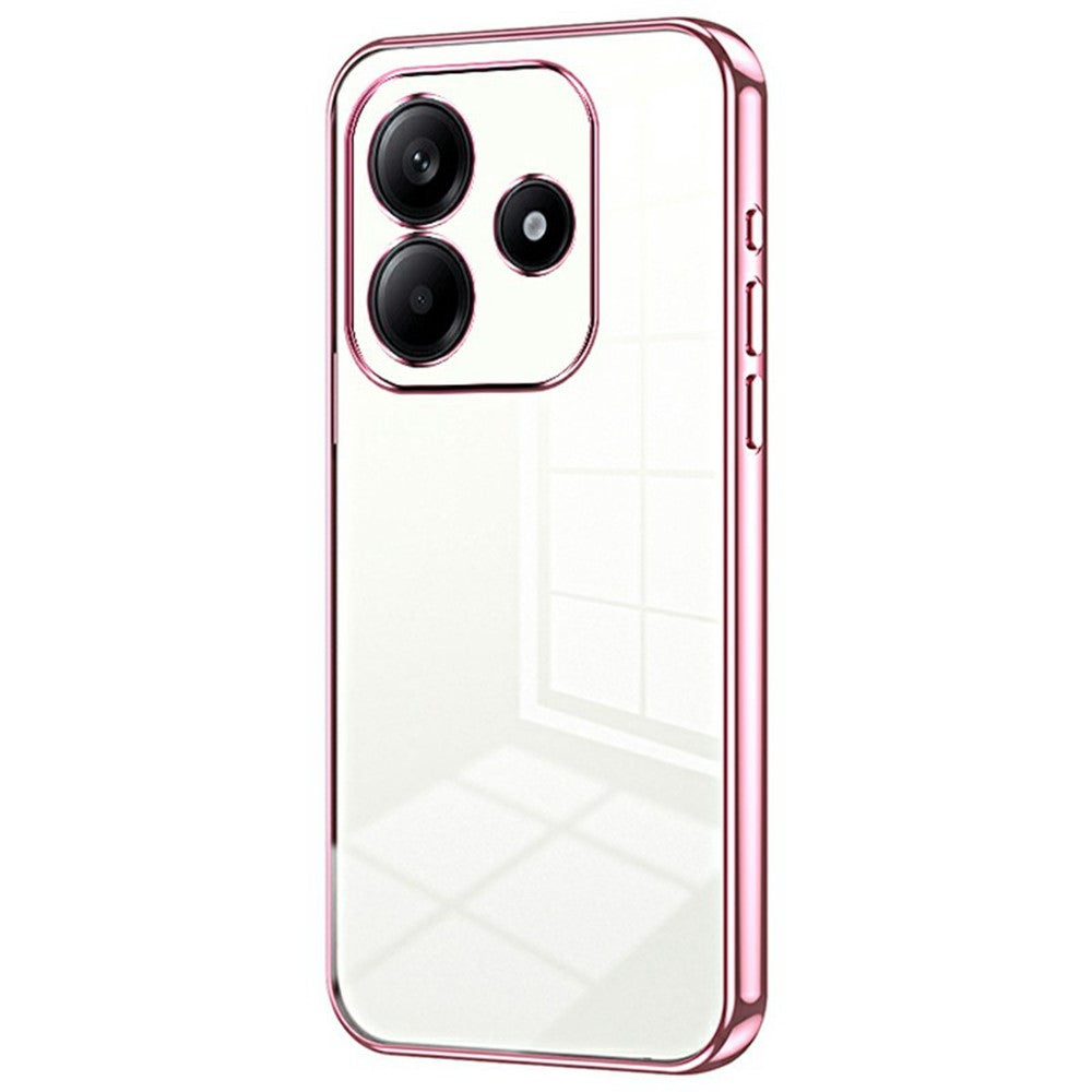 For Xiaomi Redmi Note 14 5G Case Electroplating Frame Soft TPU Phone Cover