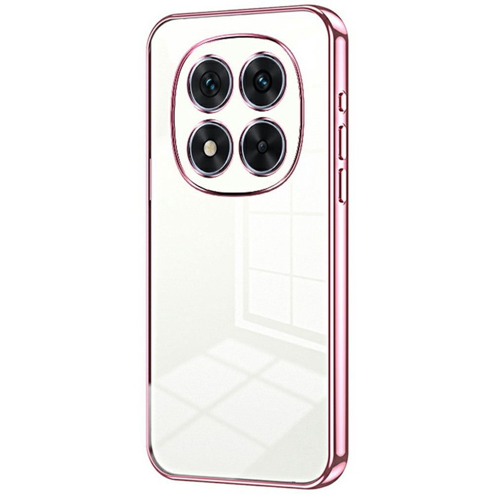 For Xiaomi Redmi Note 14 Pro 5G / Poco X7 5G Case Electroplating Frame Soft TPU Phone Cover