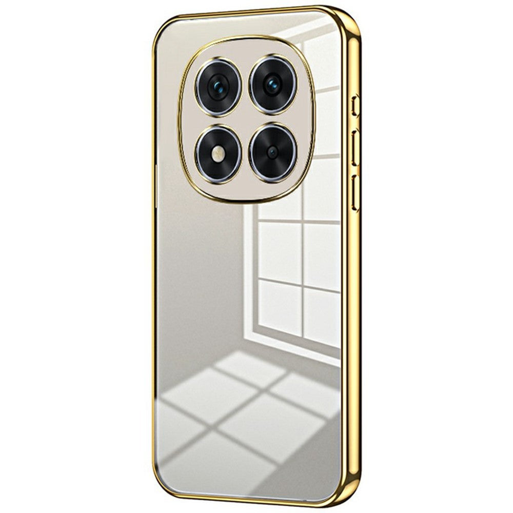 For Xiaomi Redmi Note 14 Pro 5G / Poco X7 5G Case Electroplating Frame Soft TPU Phone Cover