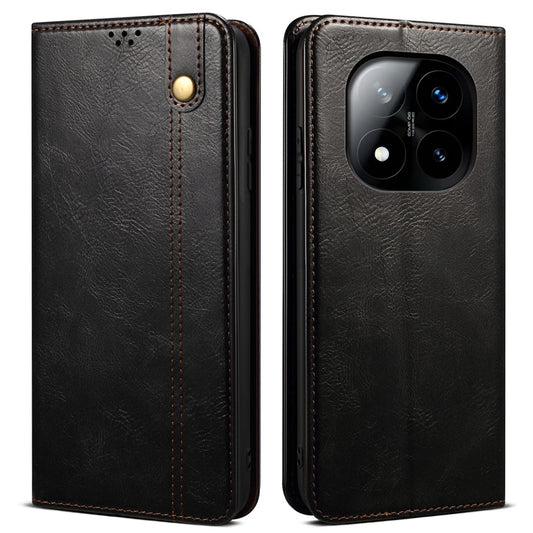 Xiaomi Redmi Note 14 Pro 5G / Xiaomi Poco X7 5G Wallet-Handyhülle – Poco X7 5G Crazy Horse Textur Waxy Leder Standfunktion