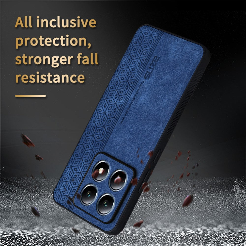 AZNS For Xiaomi 14T Case Protective PU Leather Covered TPU Phone Shell