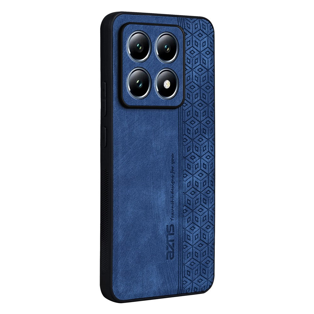 AZNS For Xiaomi 14T Case Protective PU Leather Covered TPU Phone Shell