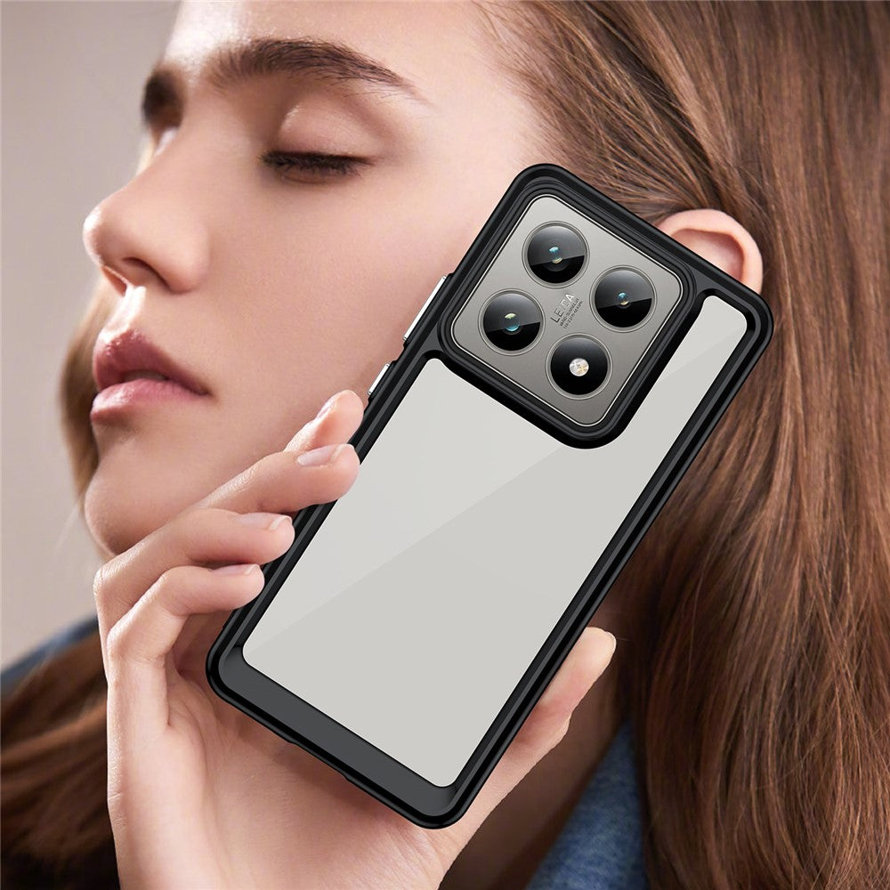 For Xiaomi 14T / 14T Pro Case TPU +Acrylic Protective Clear Phone Cover