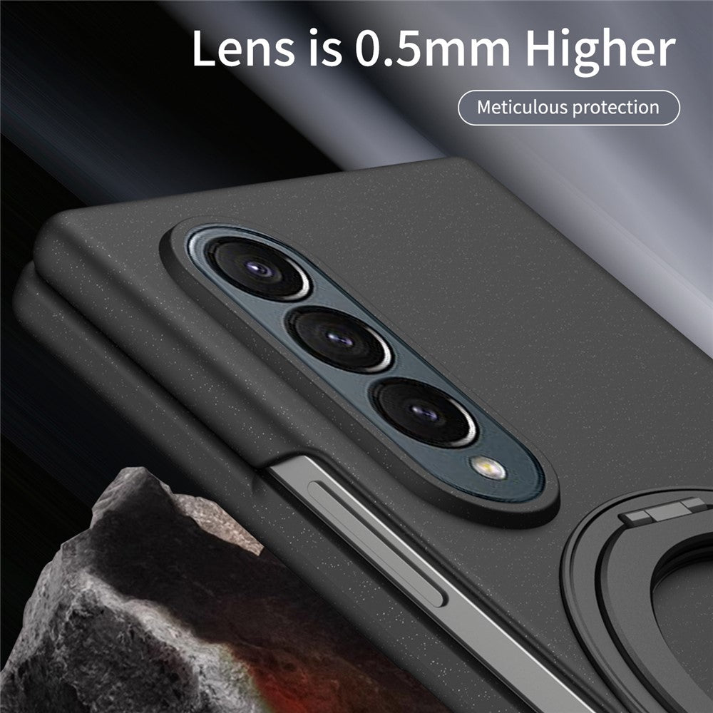 Galaxy Z Fold3 5G Magnetische Hülle – Mit Ringständer & Glasfilm