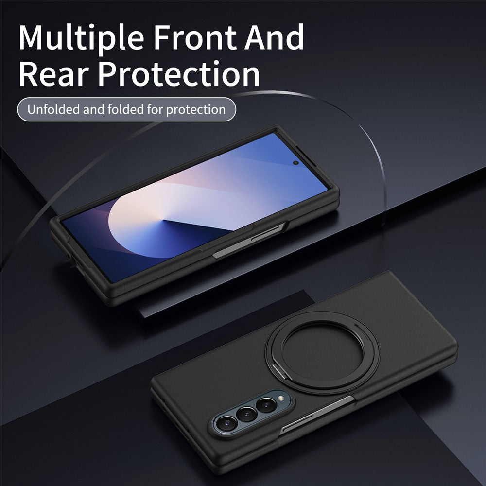 Galaxy Z Fold3 5G Magnetische Hülle – Mit Ringständer & Glasfilm