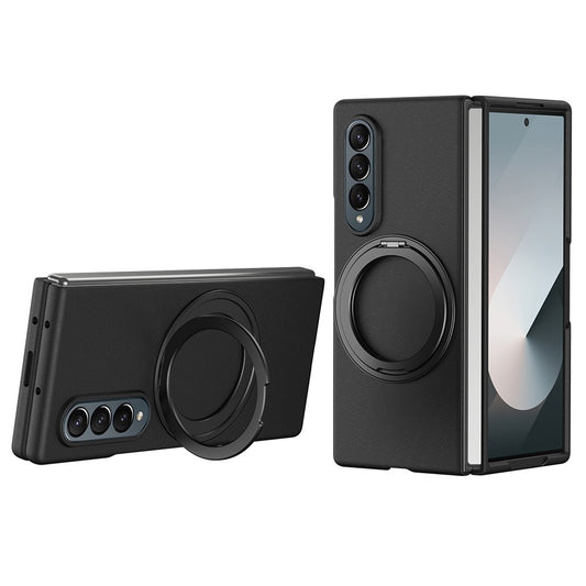 Galaxy Z Fold4 5G Magnetische Hülle – Mit Ringständer & Glasfilm