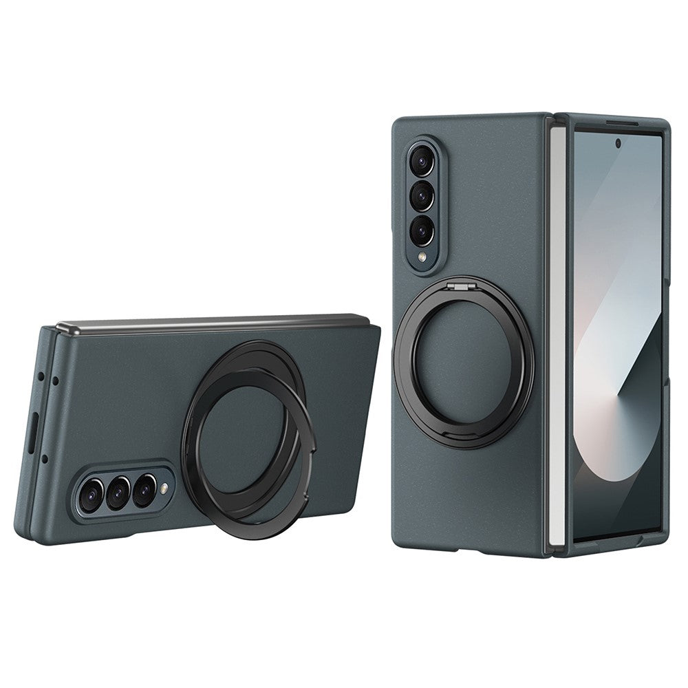 Galaxy Z Fold4 5G Magnetische Hülle – Mit Ringständer & Glasfilm