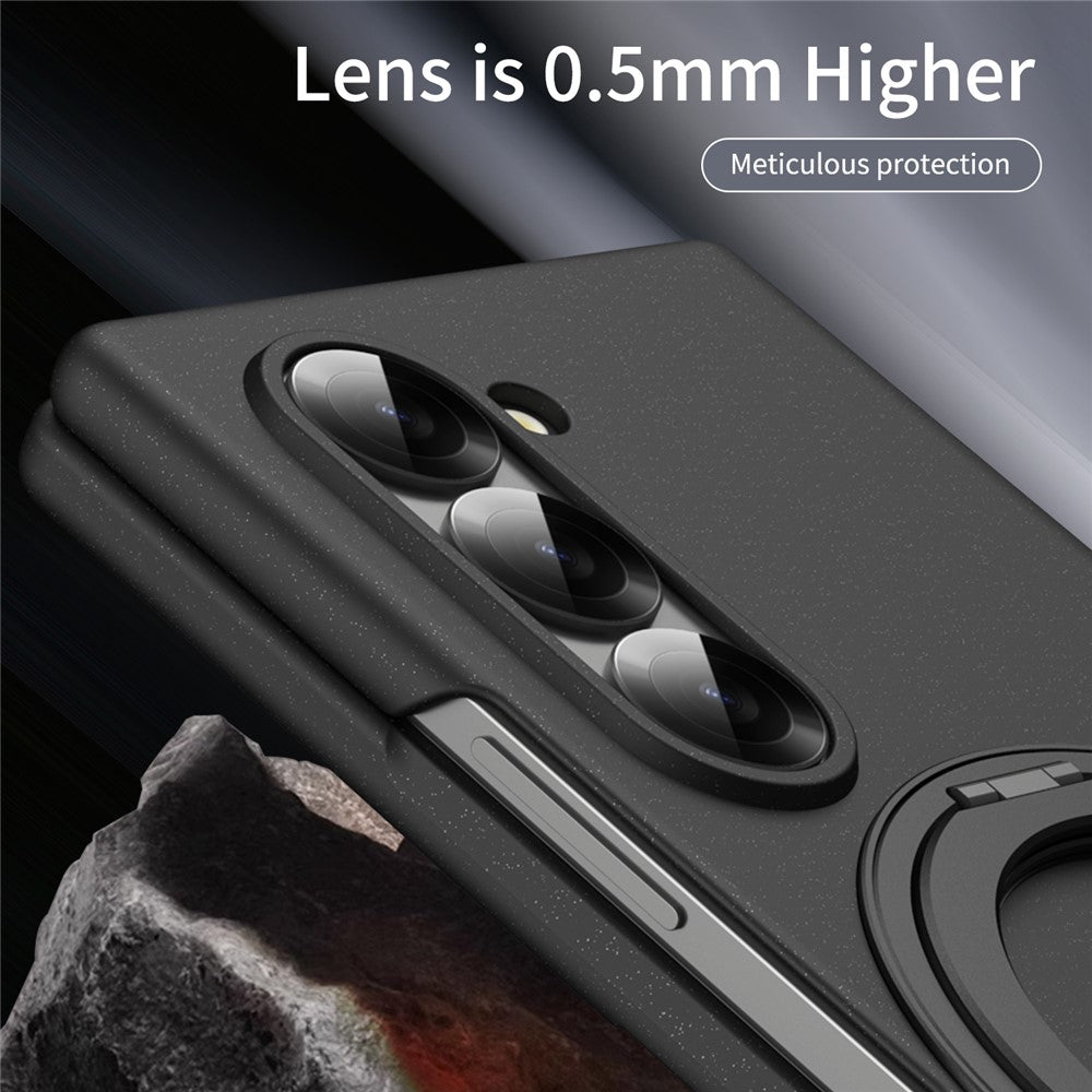 Galaxy Z Fold5 5G Magnetische Hülle – Mit Ringständer & Glasfilm