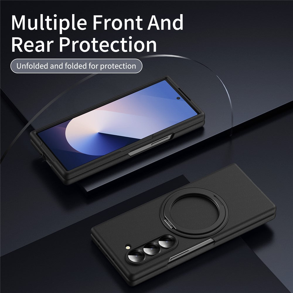 Galaxy Z Fold5 5G Magnetische Hülle – Mit Ringständer & Glasfilm