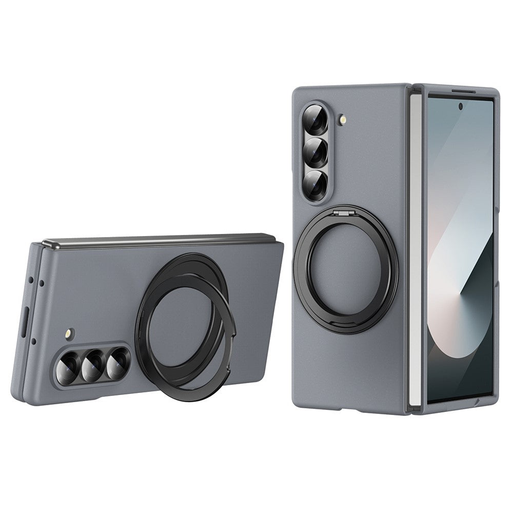 Galaxy Z Fold6 5G Magnetische Hülle – Mit Ringständer & Glasfilm