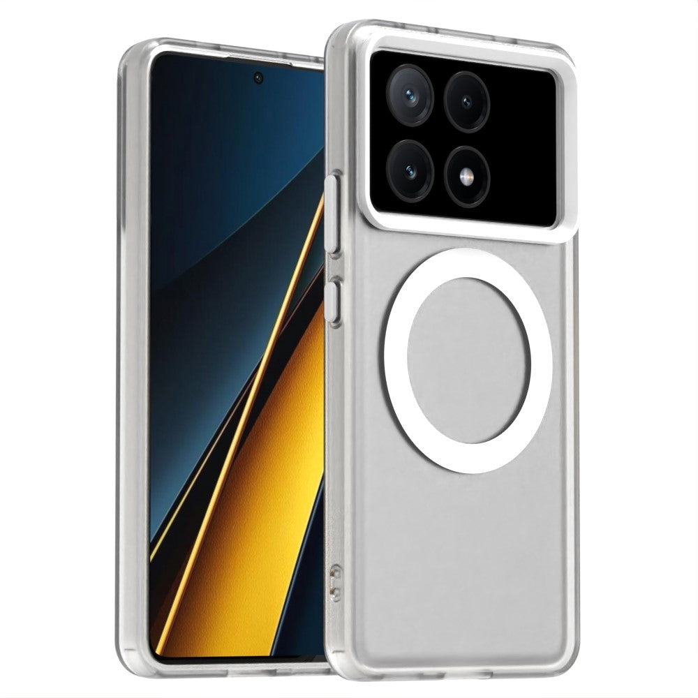 Candy Series For Xiaomi Poco X6 Pro 5G / Redmi K70E 5G Magnetic Case PC+TPU+PET Anti-Drop Phone Cover